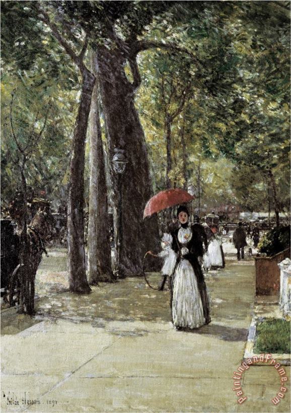 Childe Hassam Fifth Avenue at Washington Square New York Art Painting
