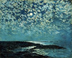 Childe Hassam Moonlight Isle of Shoals 1892