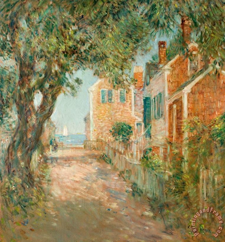 Childe Hassam Street In Provincetown Art Painting