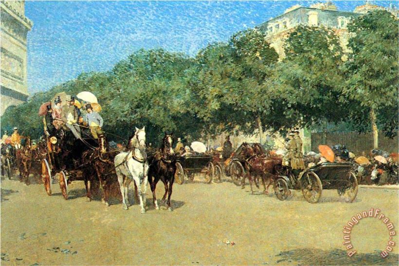Childe Hassam The Day of The Grand Prize 1 Art Painting