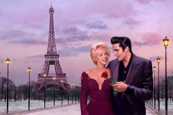 chris consani Paris Sunset