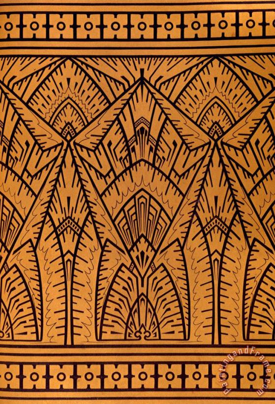 Design For A Pattern Illustration From Studies In Design painting - Christopher Dresser Design For A Pattern Illustration From Studies In Design Art Print