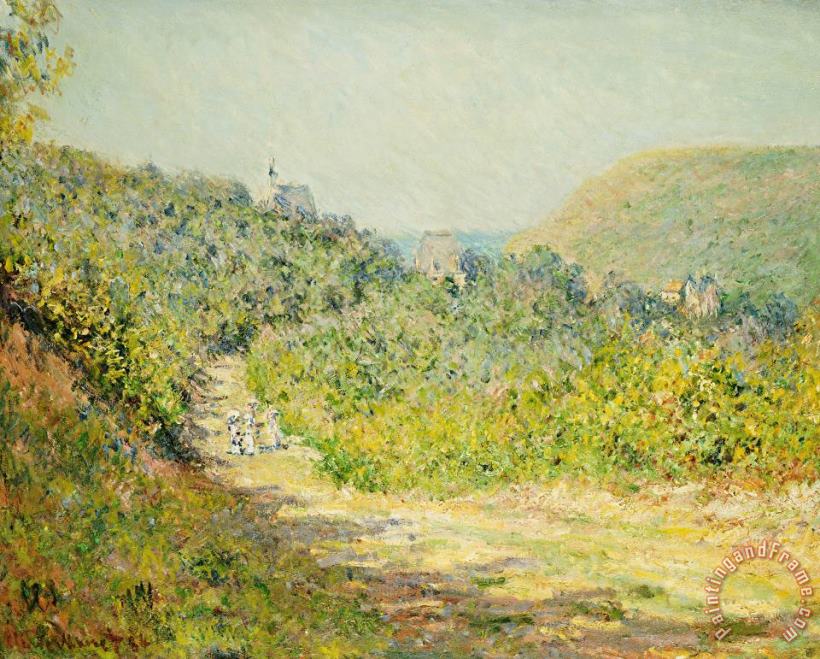 Claude Monet Aux Petites Dalles Art Print