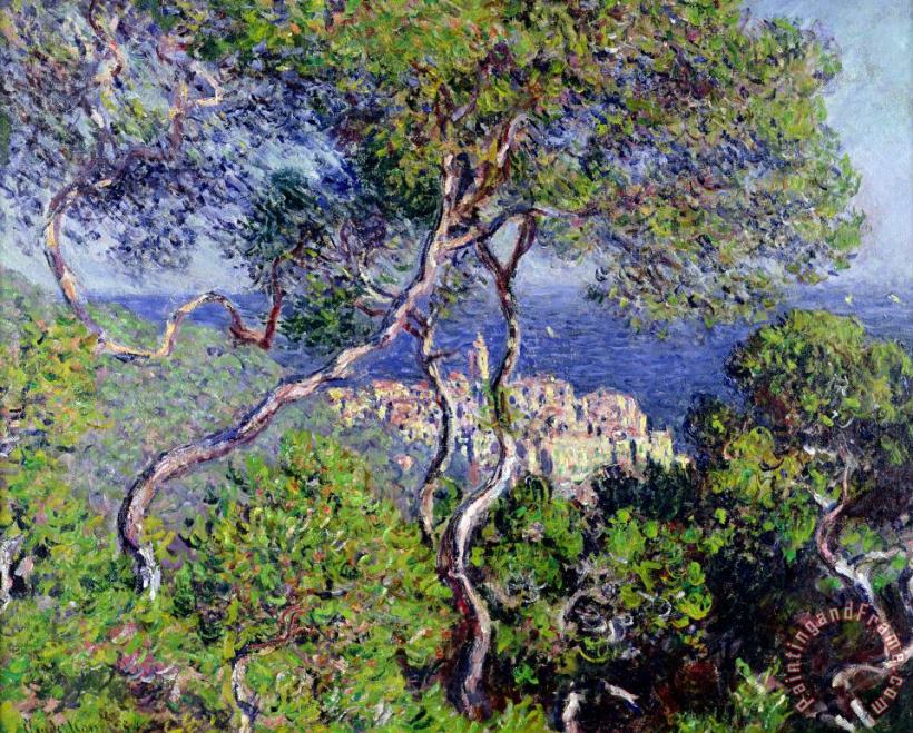 Bordighera painting - Claude Monet Bordighera Art Print