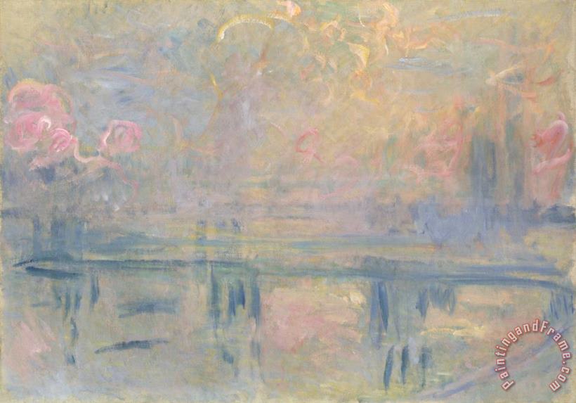 Claude Monet Charing Cross Bridge Art Painting