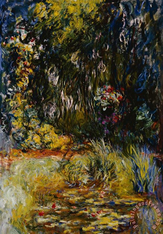 Claude Monet Corner of a Pond with Waterlilies Art Painting