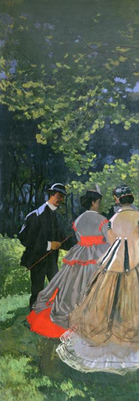Dejeuner sur LHerbe painting - Claude Monet Dejeuner sur LHerbe Art Print