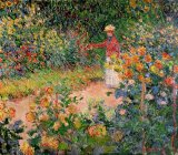 Garden at Giverny by Claude Monet