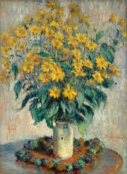 Claude Monet Jerusalem Artichoke Flowers