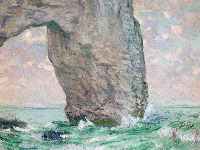 La Manneporte a Etretat painting - Claude Monet La Manneporte a Etretat Art Print
