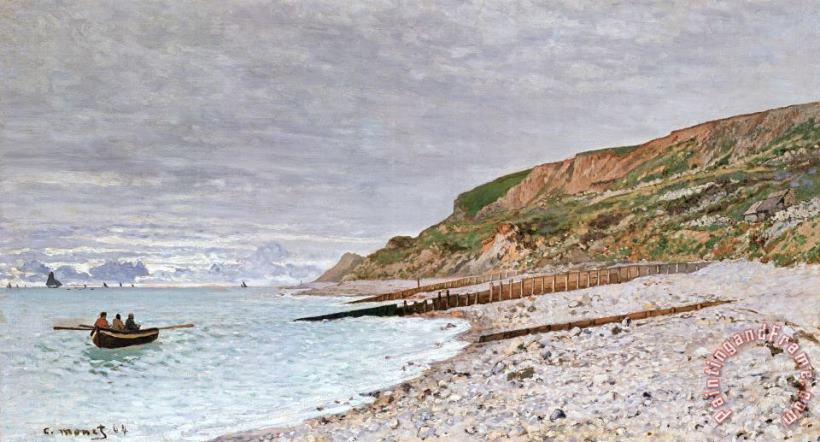 La Pointe de la Heve painting - Claude Monet La Pointe de la Heve Art Print