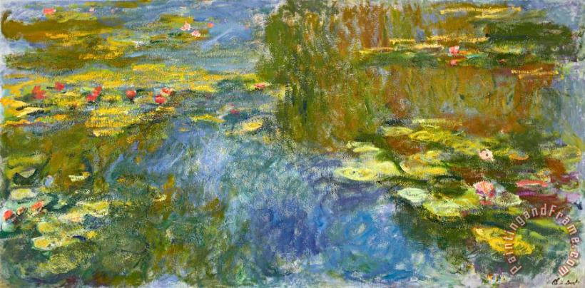 Le Bassin Aux Nympheas painting - Claude Monet Le Bassin Aux Nympheas Art Print