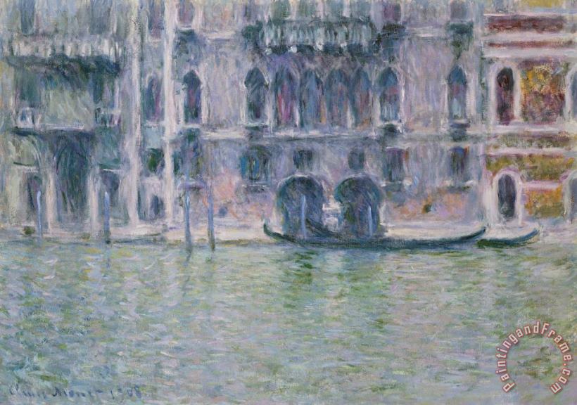 Claude Monet Le Palais da Mula Art Painting