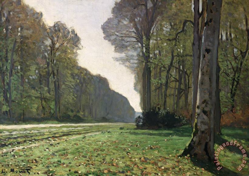 Le Pave de Chailly painting - Claude Monet Le Pave de Chailly Art Print