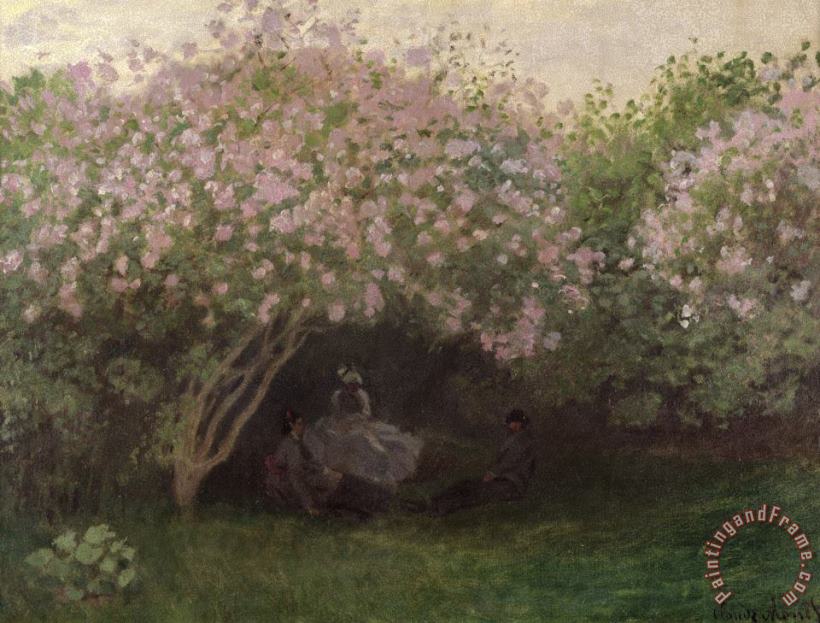 Claude Monet Lilacs Art Print