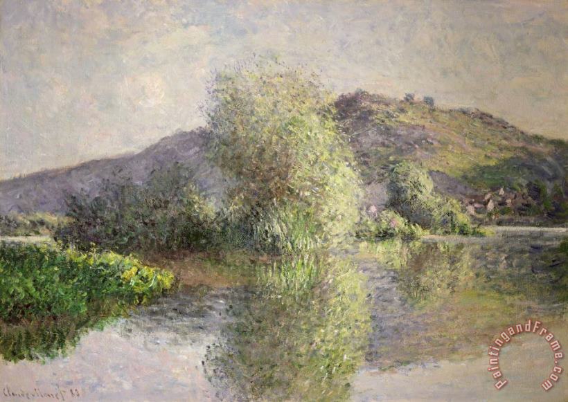 Little Islands at Port-Villez painting - Claude Monet Little Islands at Port-Villez Art Print