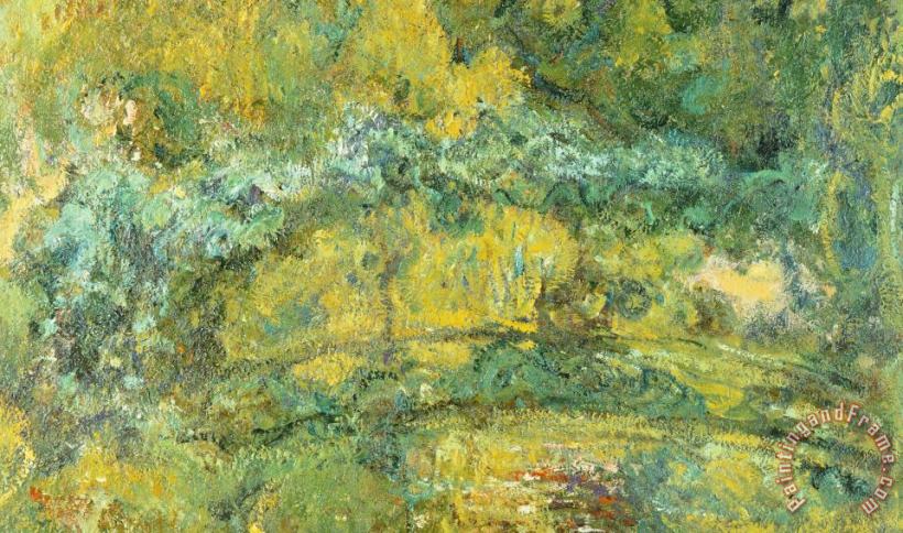 Passage On Waterlily Pond painting - Claude Monet Passage On Waterlily Pond Art Print