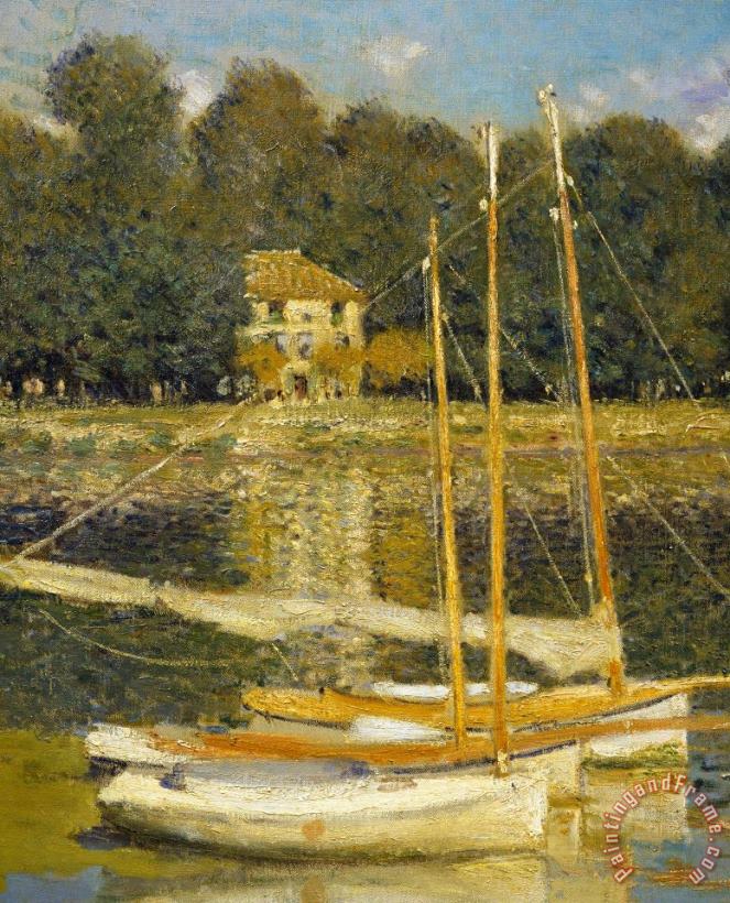 Claude Monet The Bridge At Argenteuil Art Print