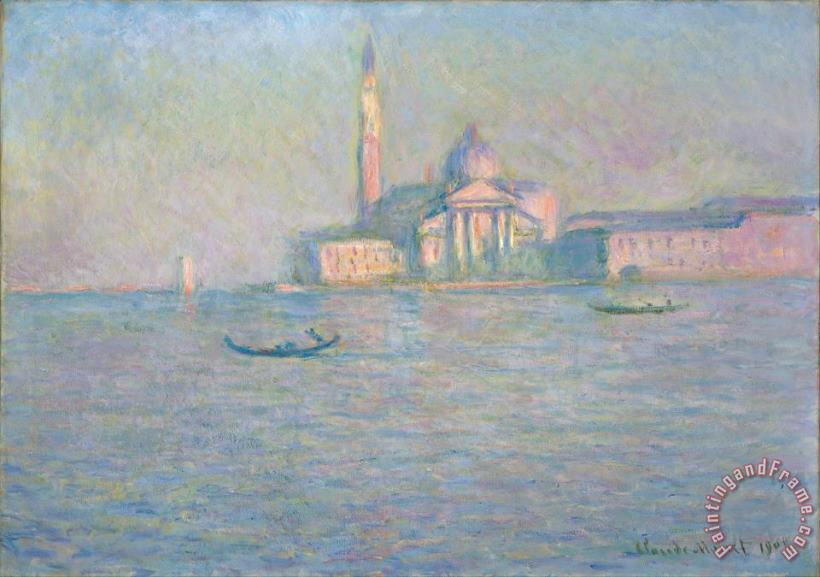 Claude Monet The Church Of San Giorgio Maggiore Venice Art Painting