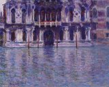 Palace of Versailles Prints - The Contarini Palace by Claude Monet