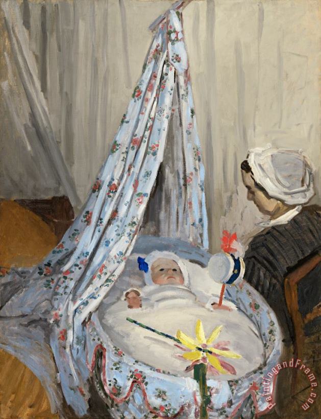 The Cradle painting - Claude Monet The Cradle Art Print
