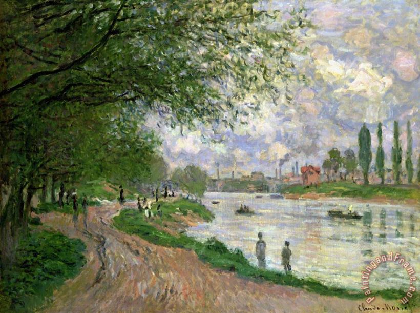 The Island of La Grande Jatte painting - Claude Monet The Island of La Grande Jatte Art Print