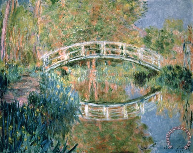 Claude Monet The Japanese Bridge Painting The Japanese Bridge Print 