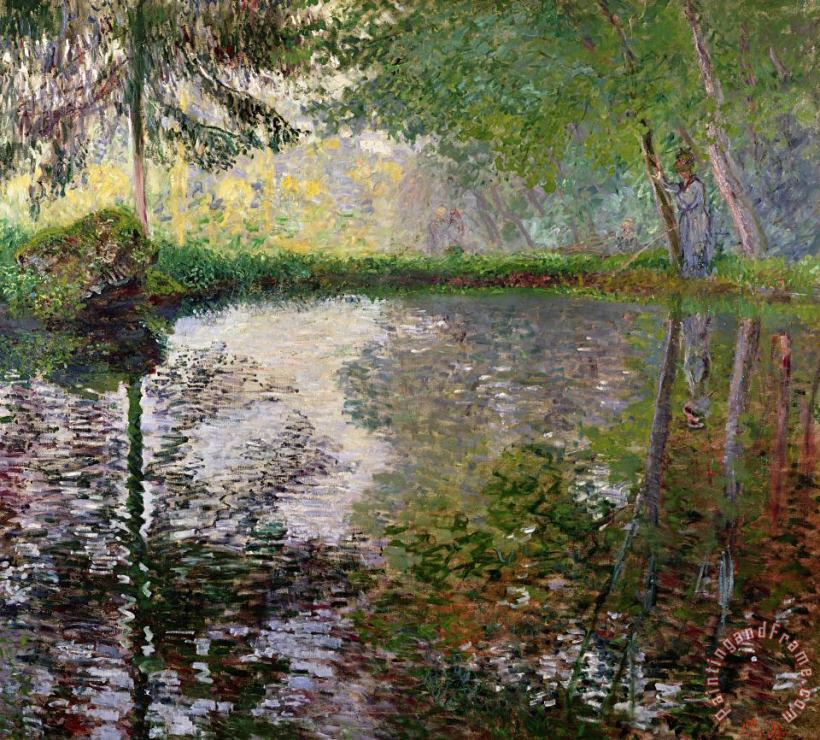 Claude Monet The Lake at Montgeron Art Print