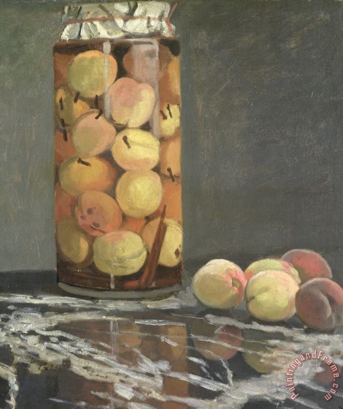 Claude Monet The Peach Glass Art Painting