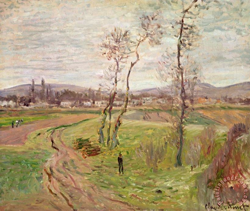 Claude Monet The Plain At Gennevilliers Art Print