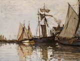 The Port of Honfleur by Claude Monet