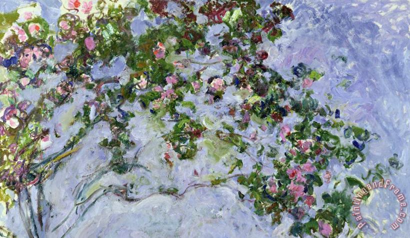 Claude Monet The Roses Art Painting