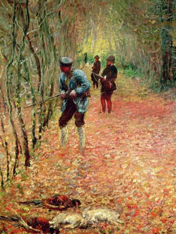 The Shoot painting - Claude Monet The Shoot Art Print