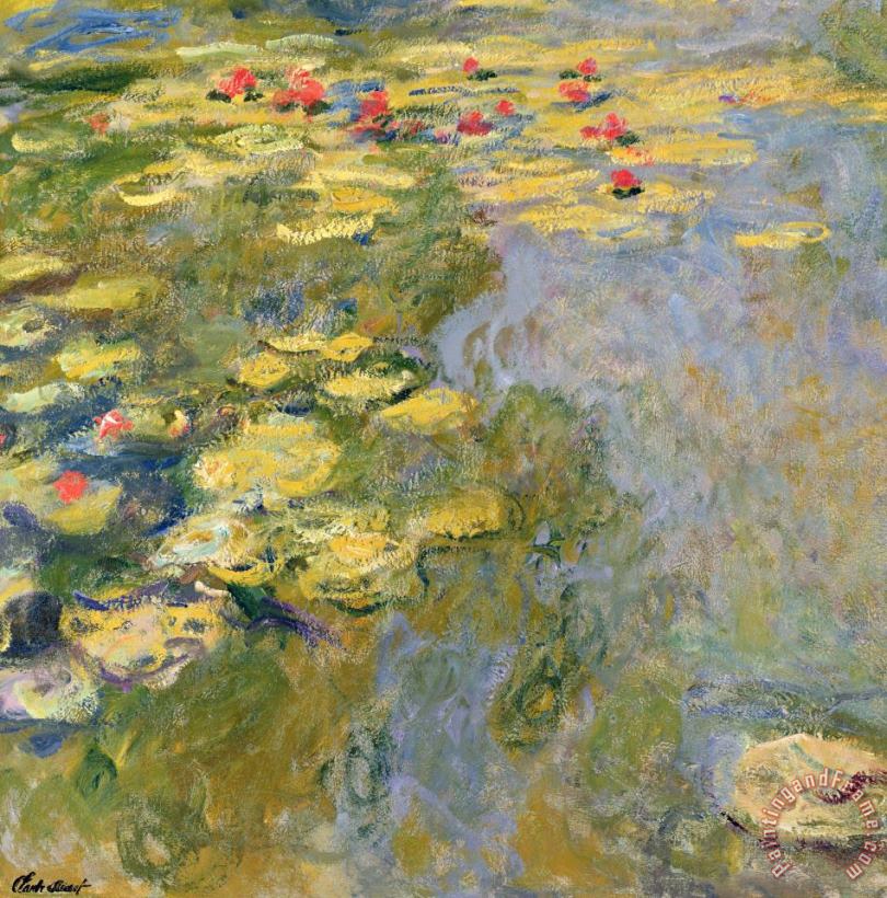 The Waterlily Pond painting - Claude Monet The Waterlily Pond Art Print