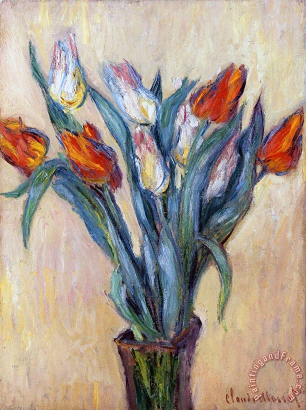 Claude Monet Tulips Art Print