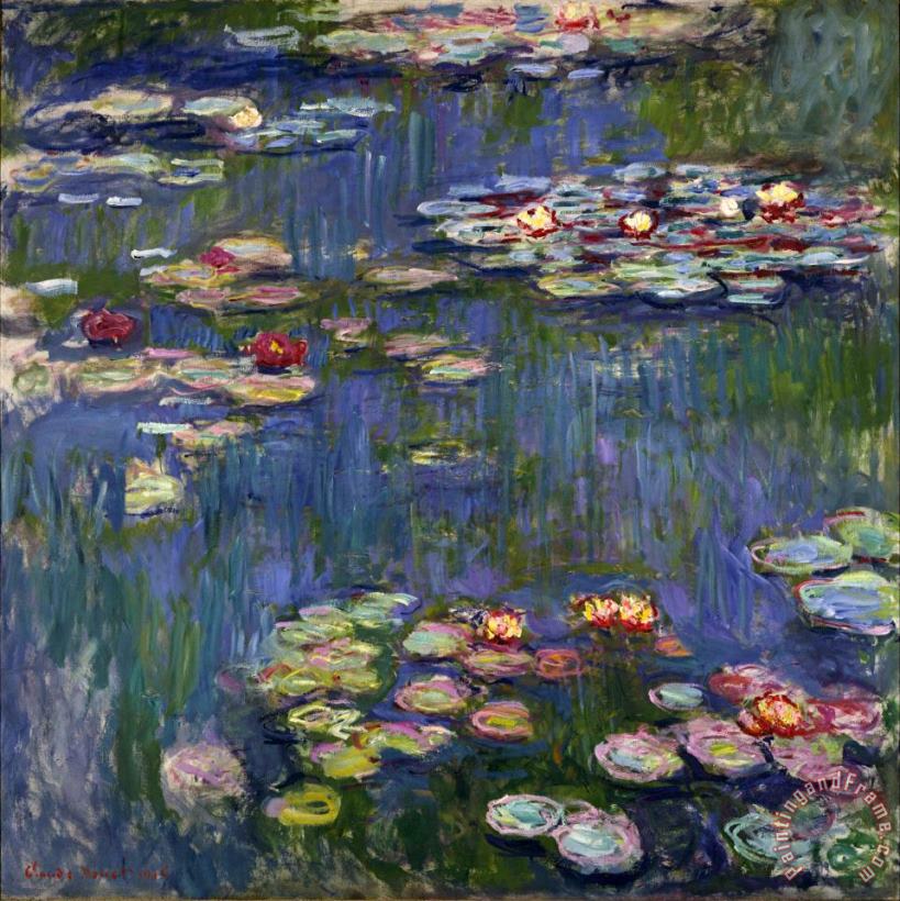 Claude Monet Water Lilies I Art Print