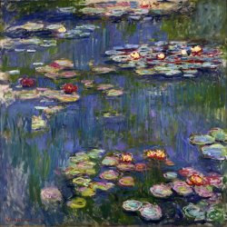 Claude Monet - Water Lilies I painting