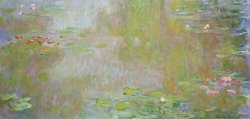 Claude Monet - Waterlilies at Giverny painting