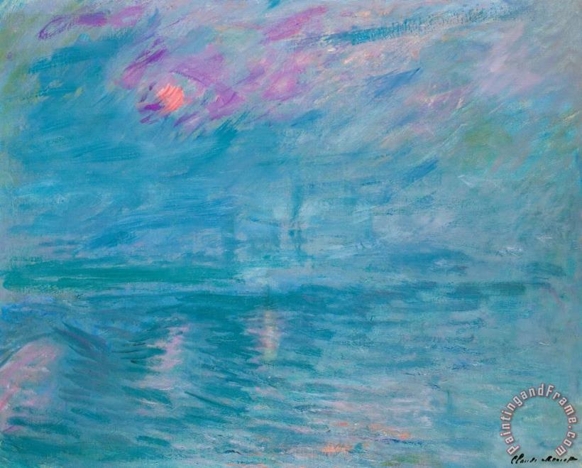 Claude Monet Waterloo Bridge Art Painting
