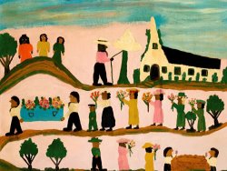 Clementine Hunter Funeral, 1957