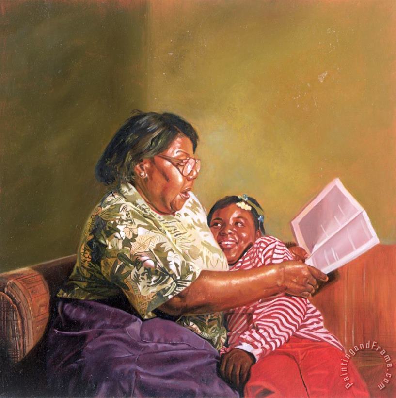 Grandmas Love painting - Colin Bootman Grandmas Love Art Print