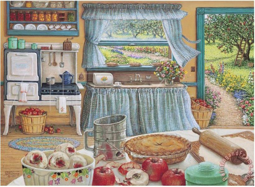 Apple Pie Harvest painting - Collection Apple Pie Harvest Art Print