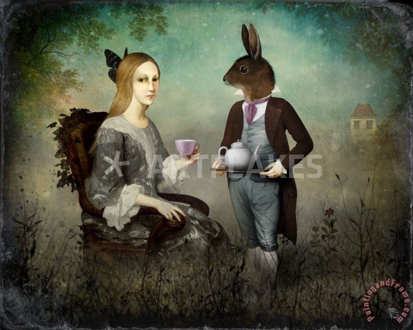 Collection Christian Schloe The Tea Party Art Painting