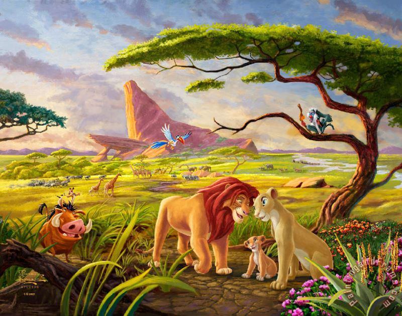Disney The Lion King Remember Who You Are painting - Collection Disney The Lion King Remember Who You Are Art Print