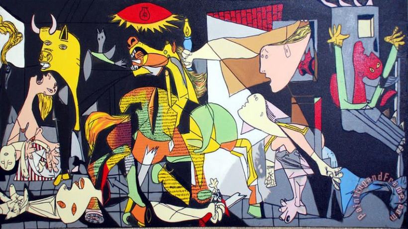 Guernica painting - Collection Guernica Art Print