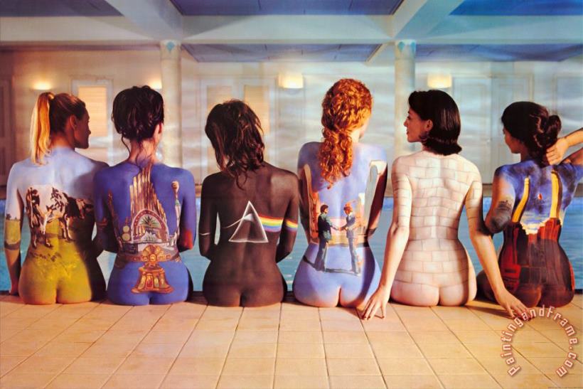 Pink Floyd Back Catalogue painting - Collection Pink Floyd Back Catalogue Art Print