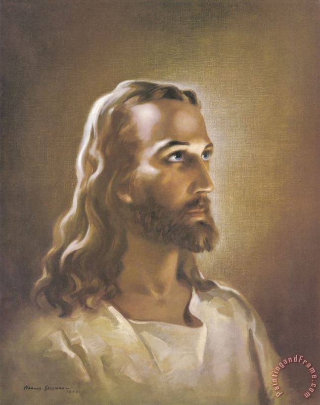 Collection Warner Sallman Head of Christ Art Painting