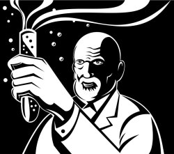 Collection 10 Crazy Mad Scientist Test Tube