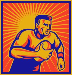 Collection 10 Rugby Player Running With Ball