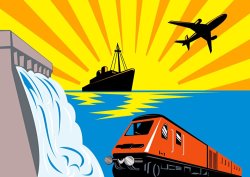 Collection 10 Train Boat Plane And Dam